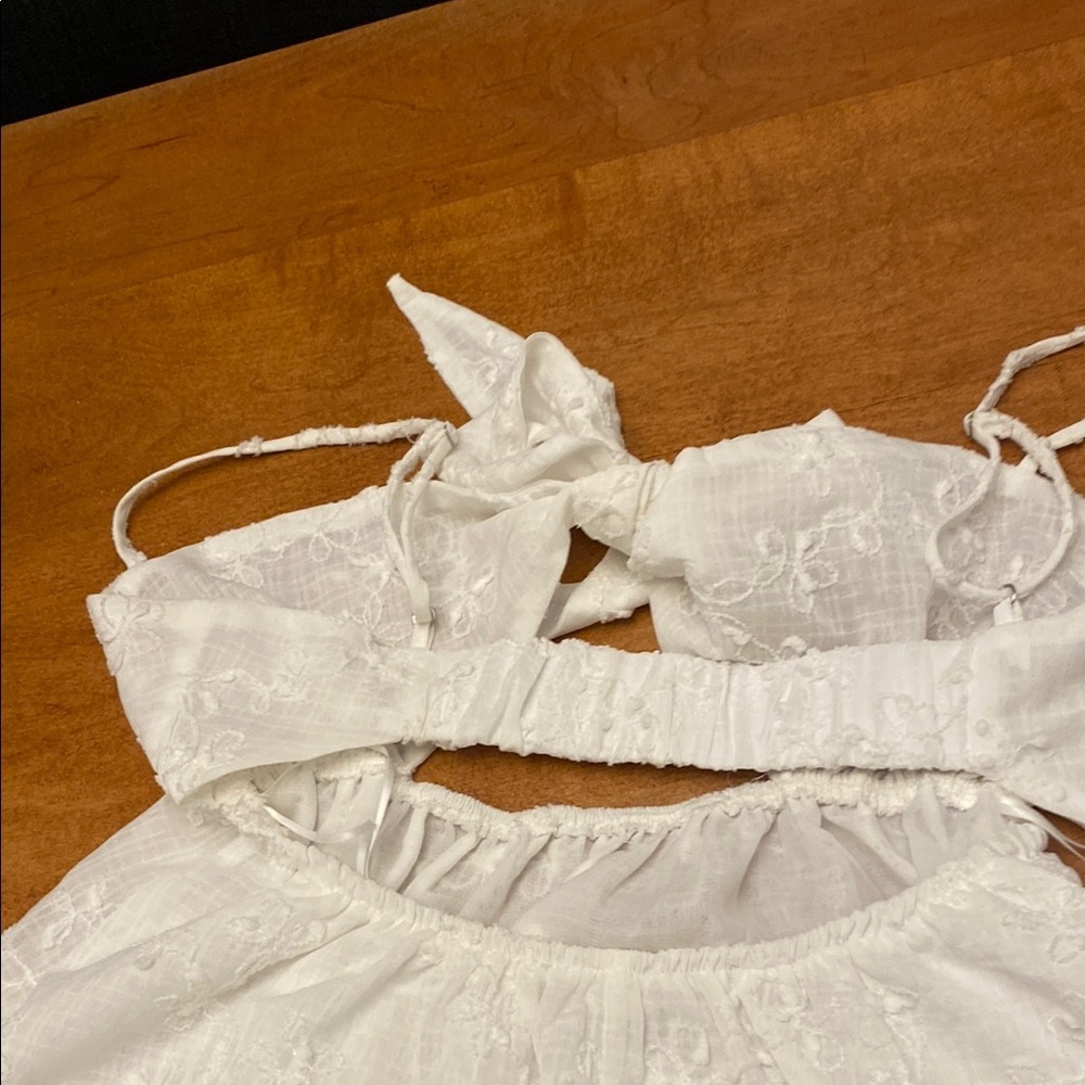 Princess Polly White Granno Sleeveless Babydoll Dress - Picture 7 of 12